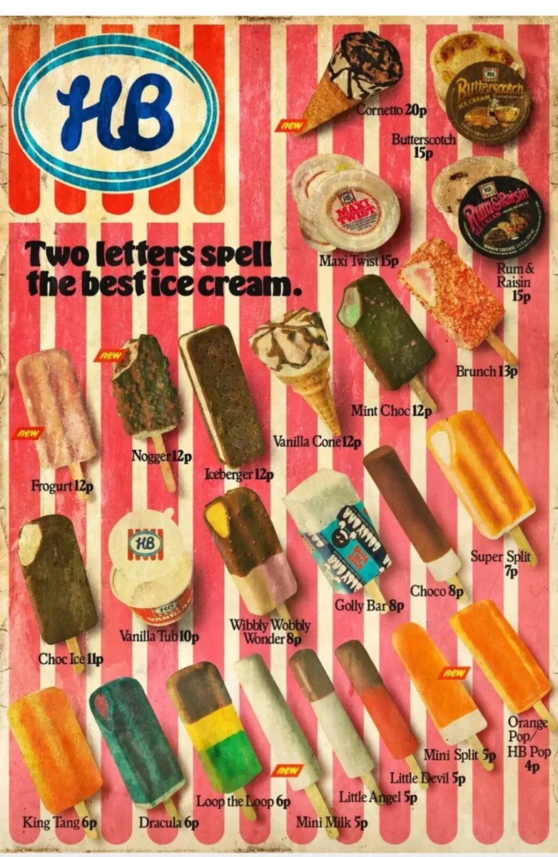 HB Irelands Favourite Ice Cream Metal Sign NEW - Image 2