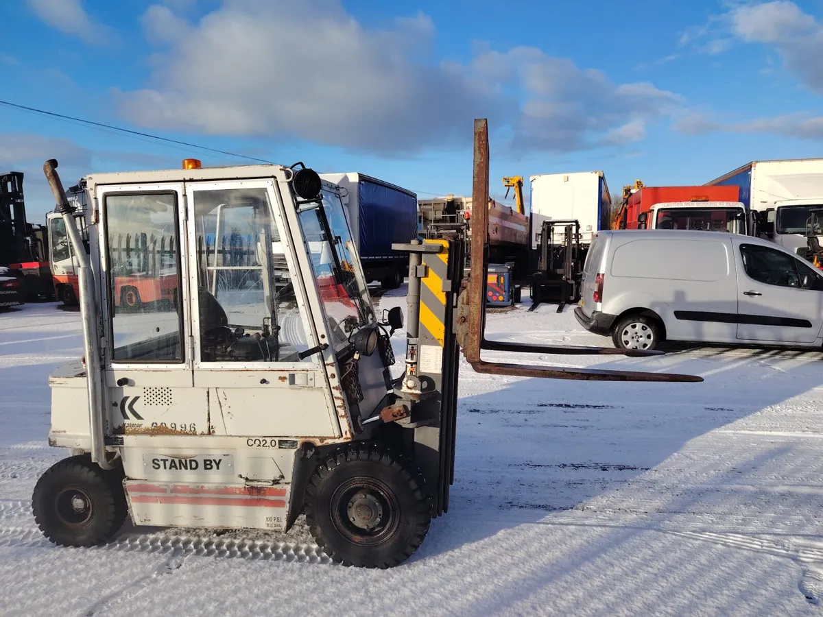 Kalmar 2 Ton diesel forklift Side shift full cab - Image 1