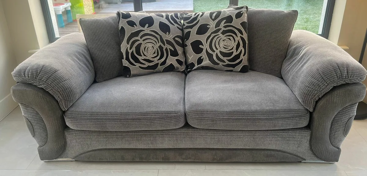 3 Seater Sofa and Armchair - Image 1