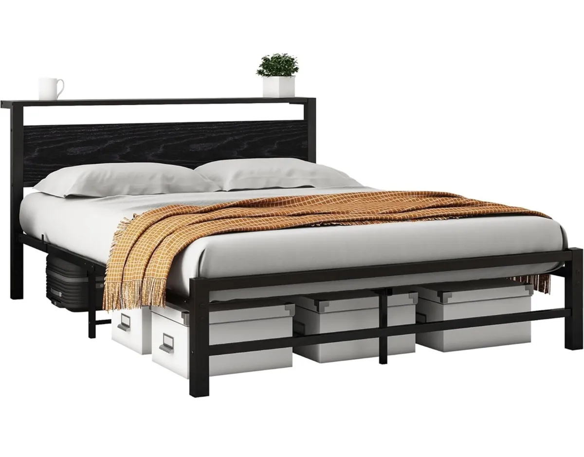 5ft King Metal Platform Bed Frame - Image 4