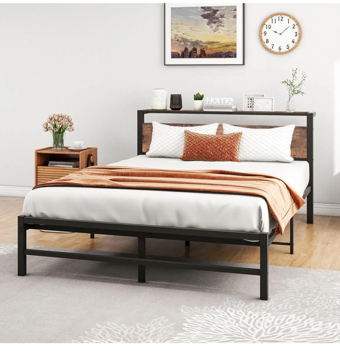 5ft King Metal Platform Bed Frame - Image 2