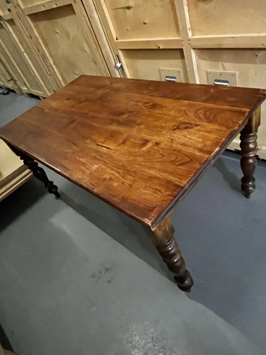 Antique Kitchen / Dining  Table - Image 3