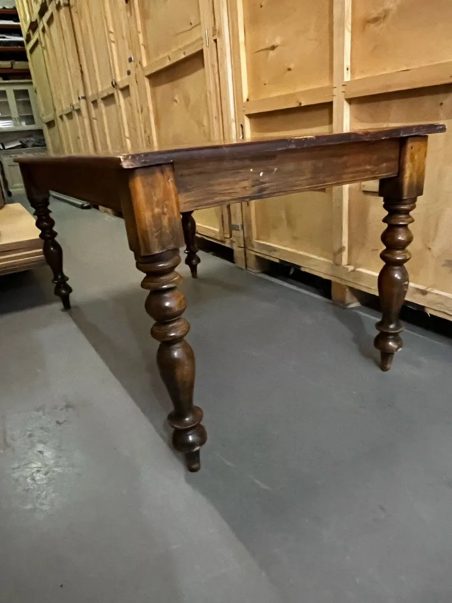 Antique Kitchen / Dining  Table - Image 4