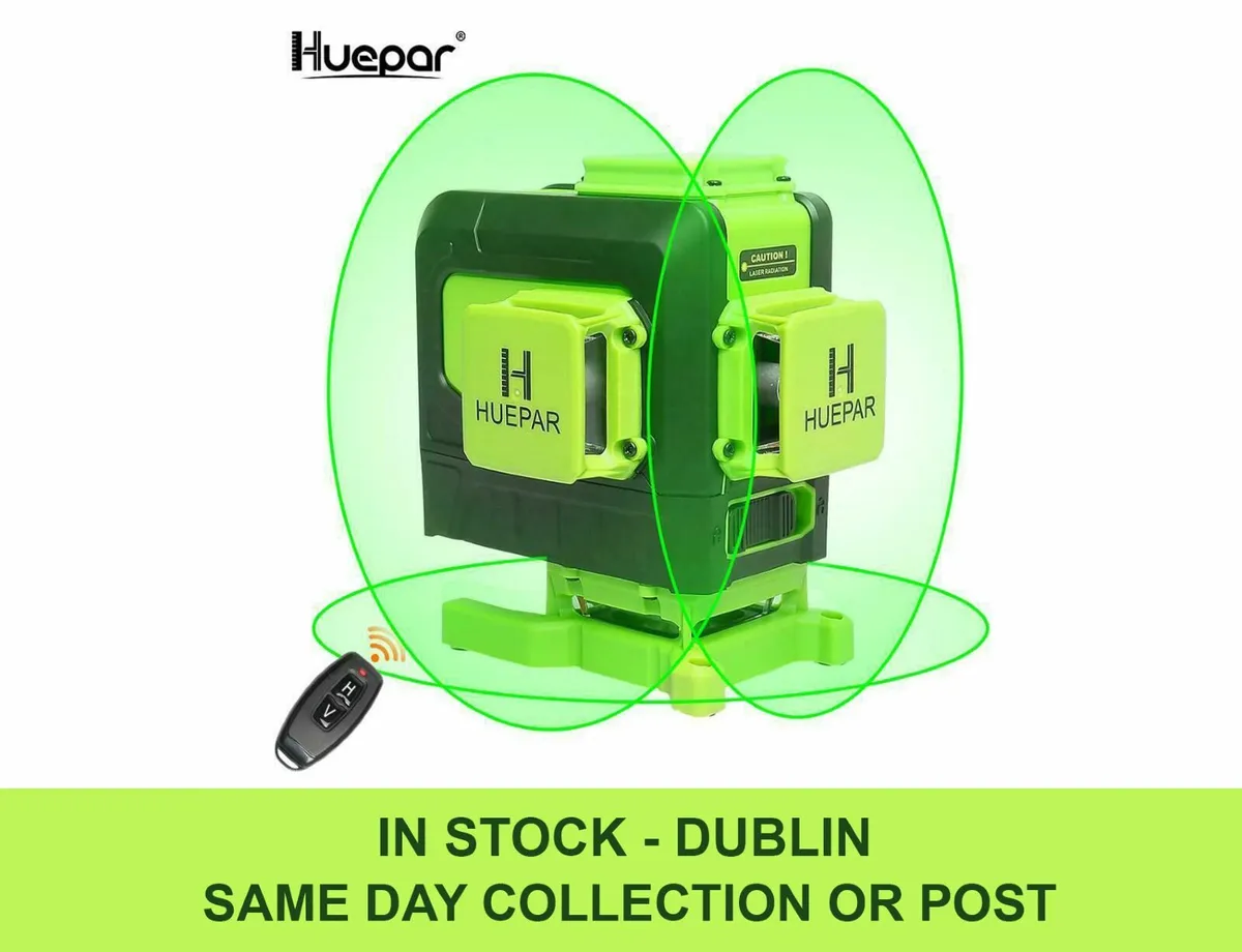 IP54, Dust- Water- Shockproof Laser Level. New - Image 1