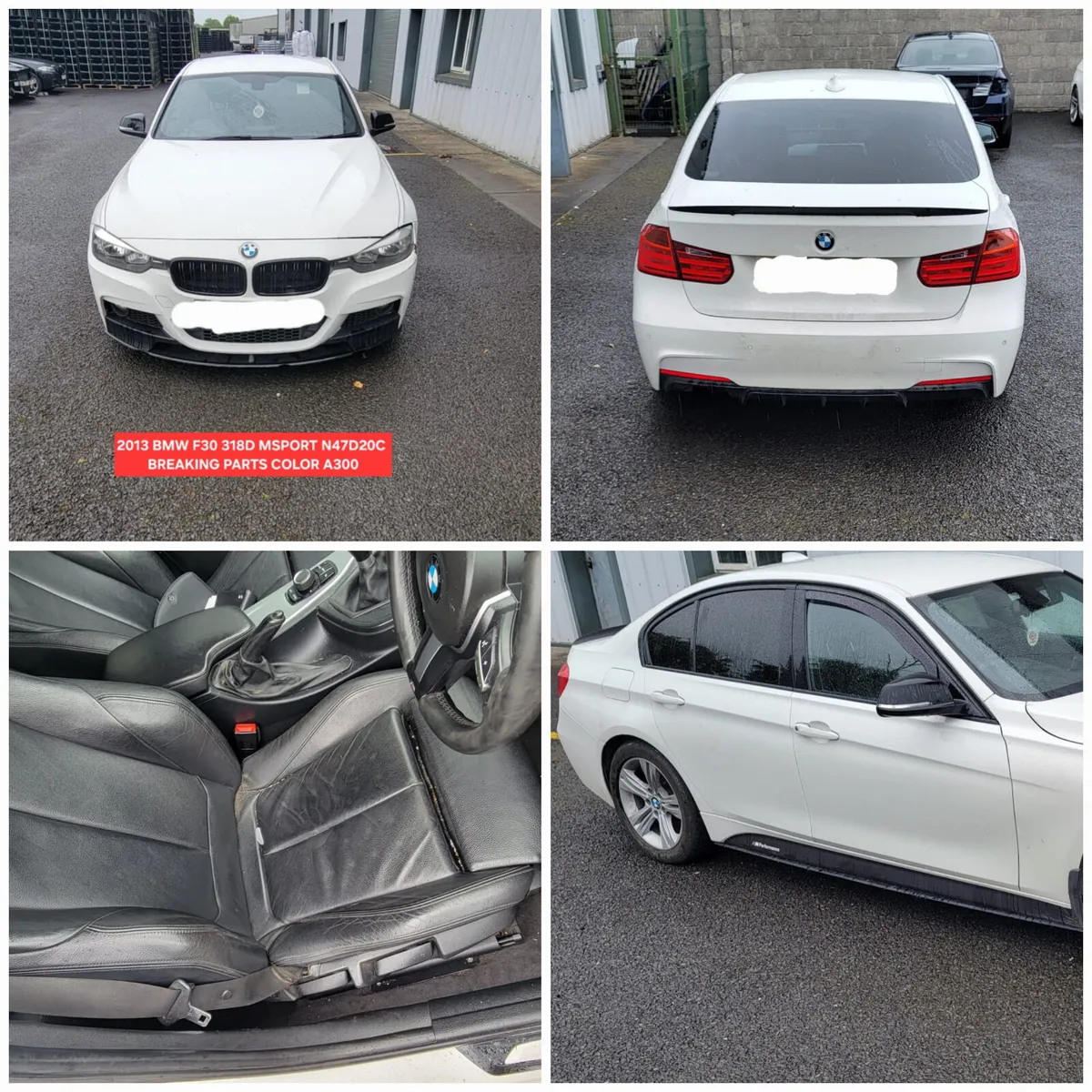 2013 BMW F30 318D MSPORT BREAKING N47D20C - Image 2