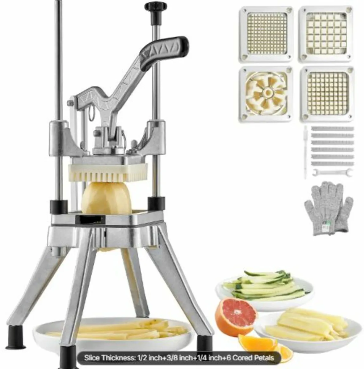 Commercial Chopper with 4 Replacement Blades - Image 1