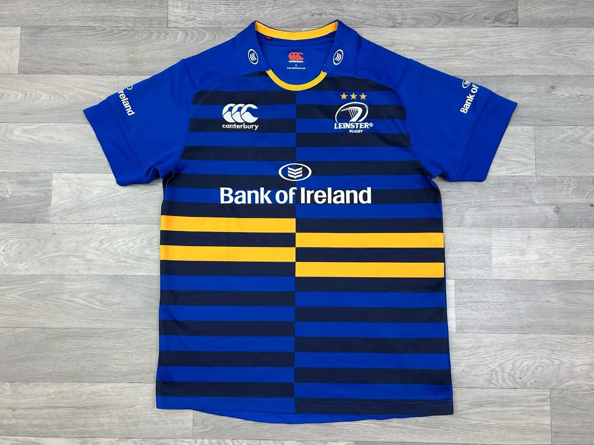 Canterbury Leinster Rugby Jersey Shirt Mens Large - Image 1