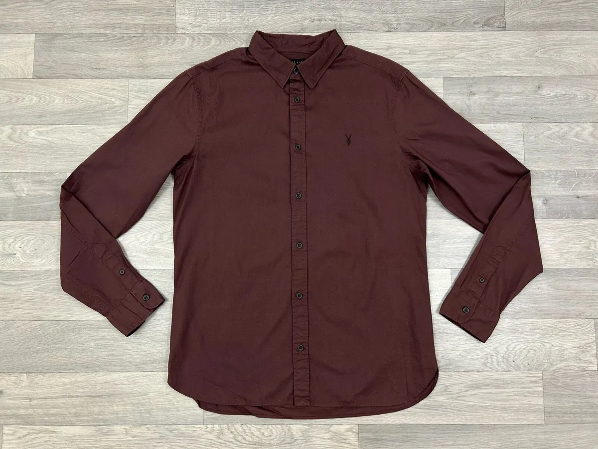 All Saints Button Down Shirt Mens Medium - Image 1