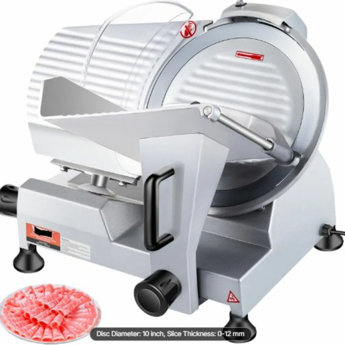 Commercial Meat Slicer, 240W Electric Deli Food - Image 1
