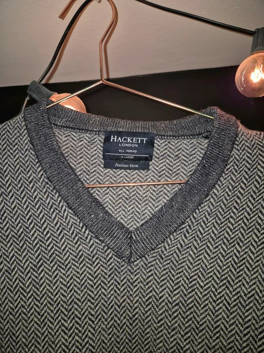 Hackett London Merino Wool Jumper - Image 2
