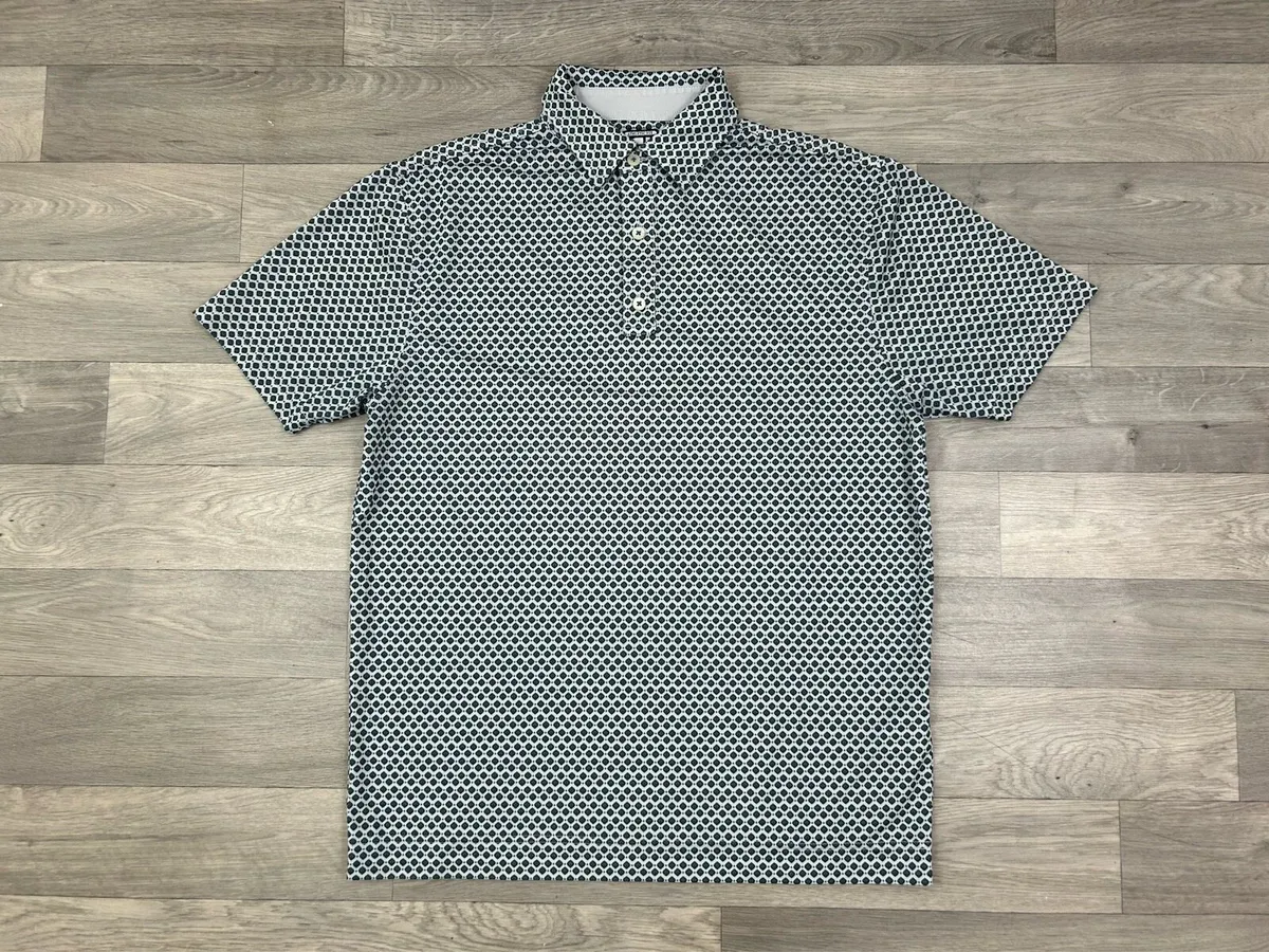 FootJoy FJ Patterned Golf Polo Shirt Mens Large - Image 1