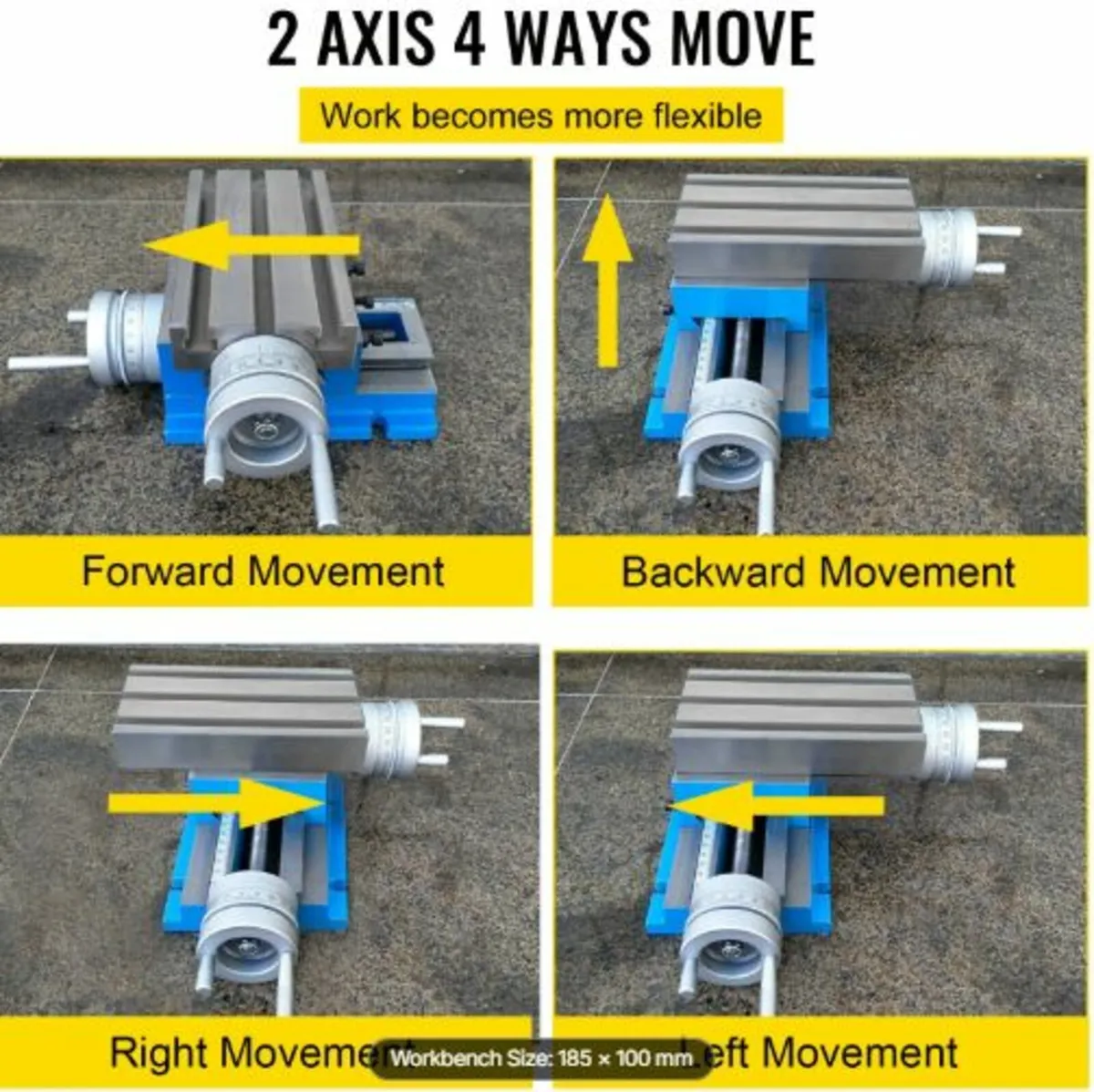 Milling Machine Worktable Cross Slide Table 10.2 - Image 4