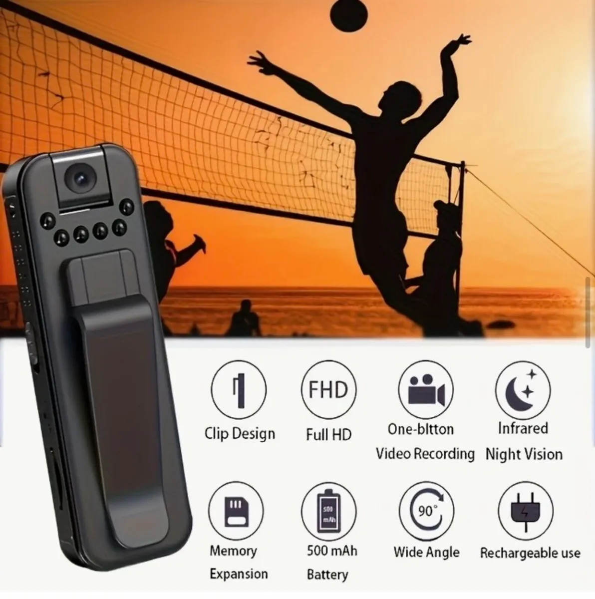 Body camera action camera - Image 4