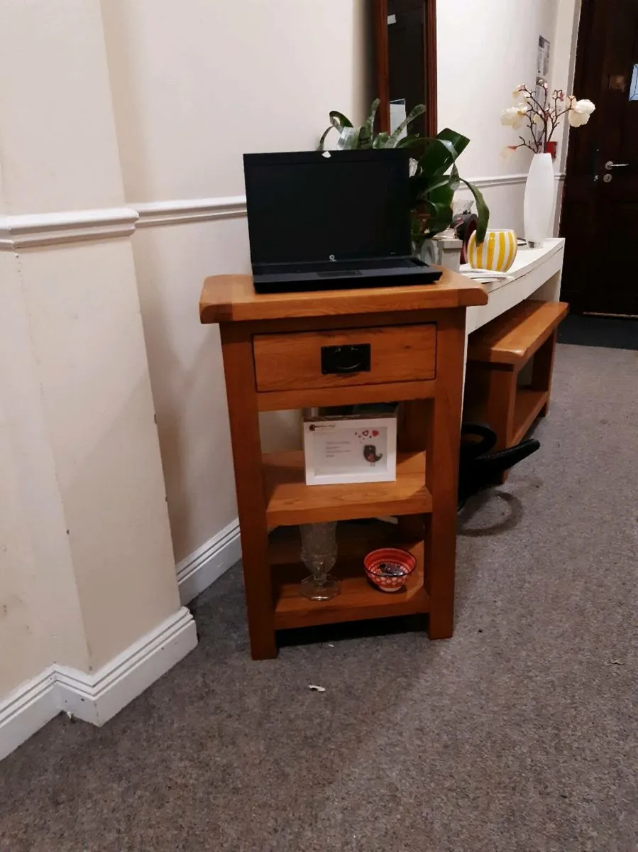 Oak console/ Hall table - Image 4