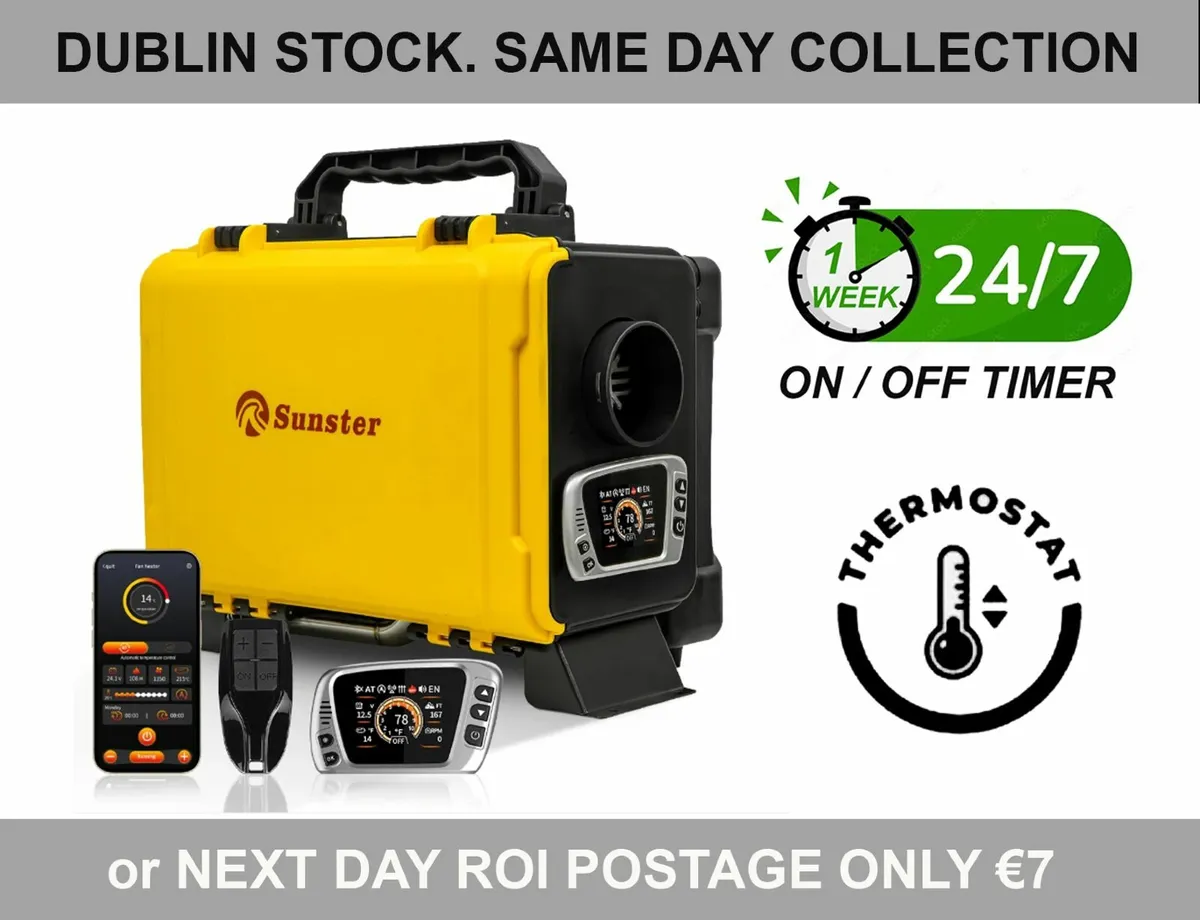 Toolbox style Heater with Power Supply, Timer, BT - Image 1