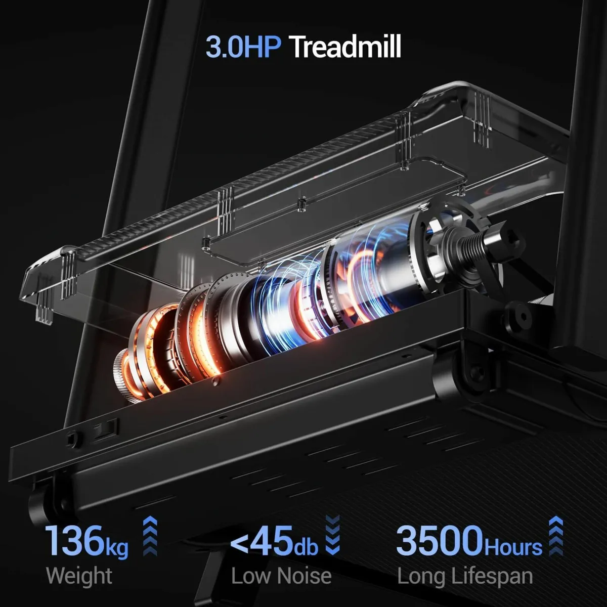 Treadmill for Home with Incline - Image 2