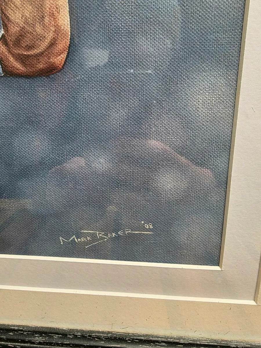 Original Mark Baker painting "Maradona world cup" - Image 2