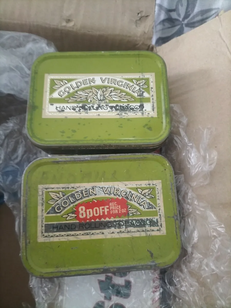 JOB LOT OF VINTAGE TINS VERY OLD TINS FREE POST - Image 4