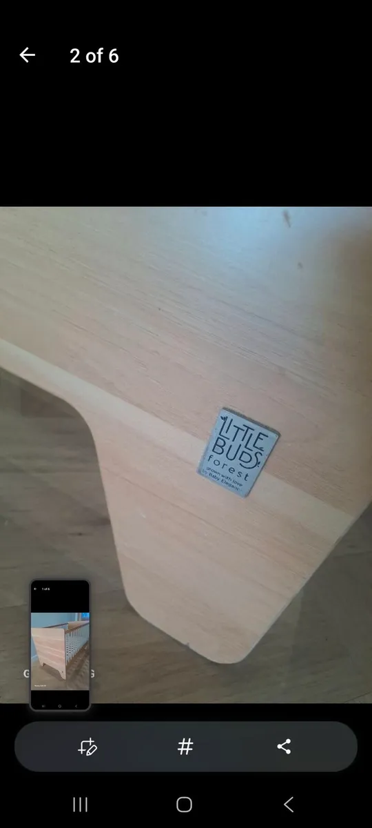 Baby elegance acorn cot bed - Image 2