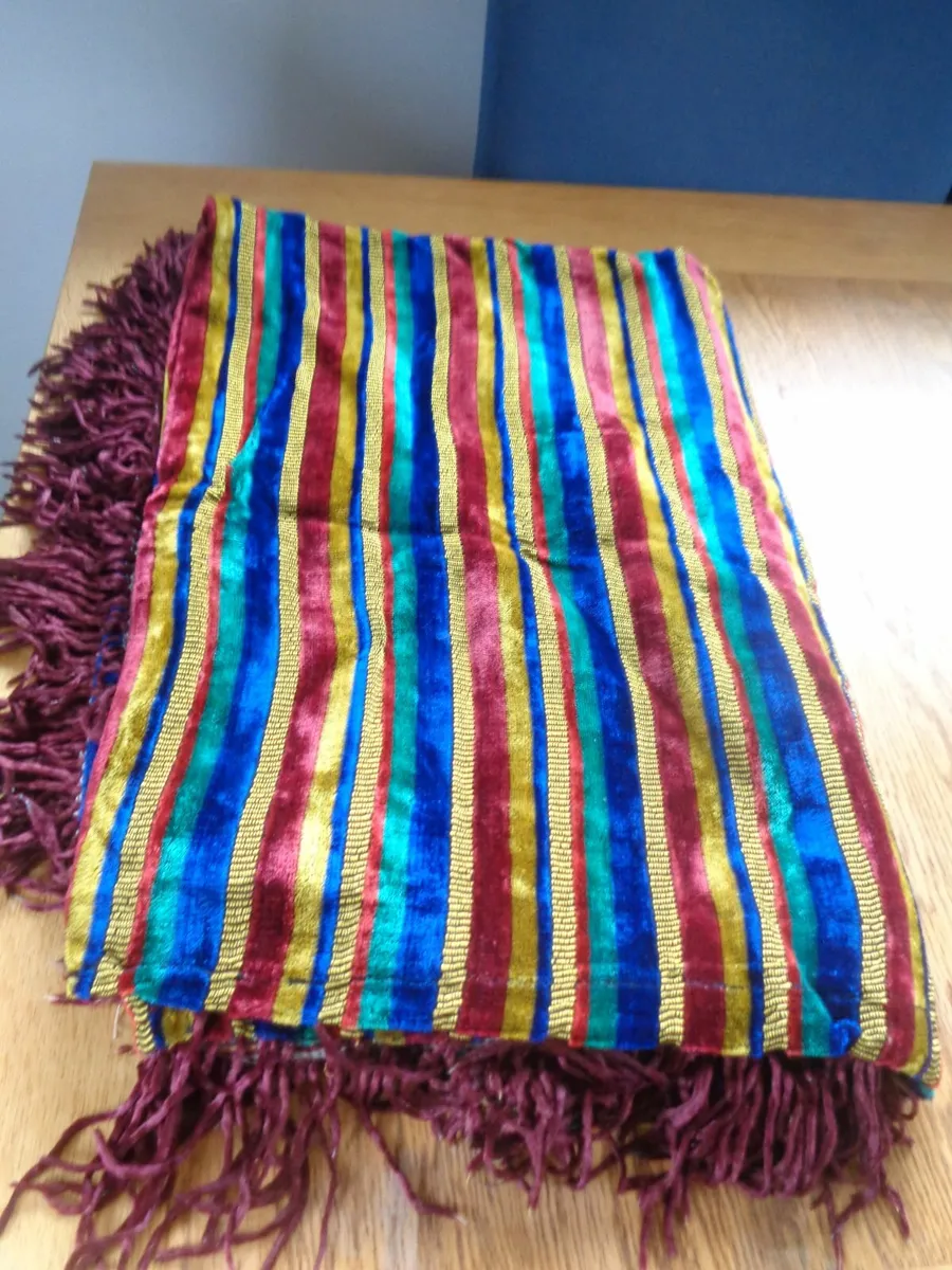 Multicoloured Throw/Blanket for Sale - Image 1