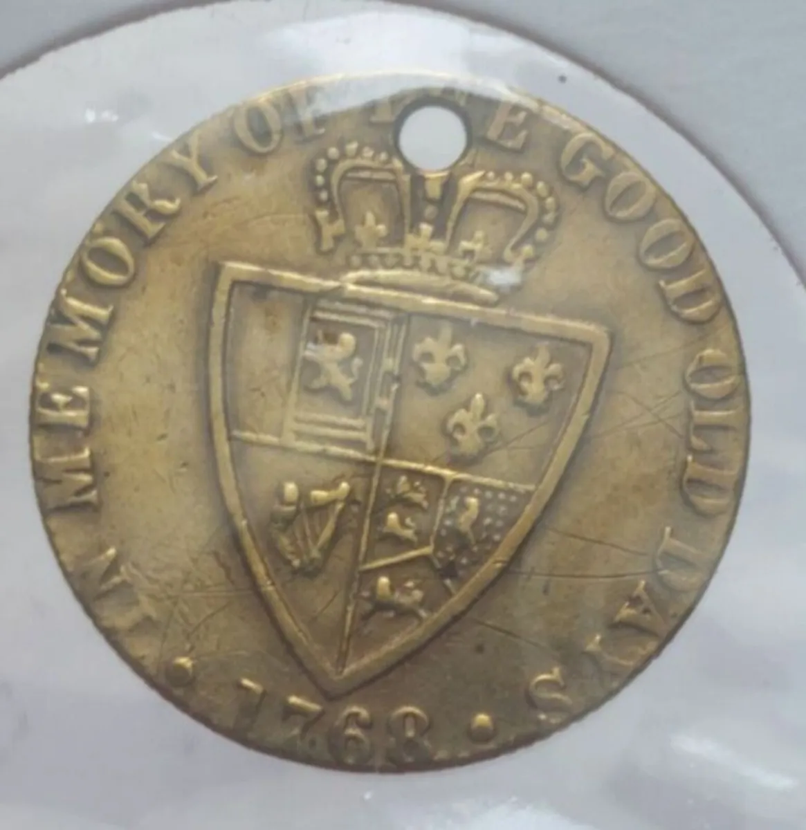 VERY RARE TOKEN....YEAR 1768 ... - Image 1