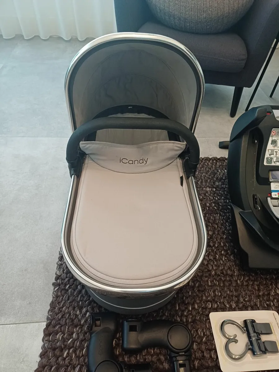 I candy peach full travel system and car seat - Image 4