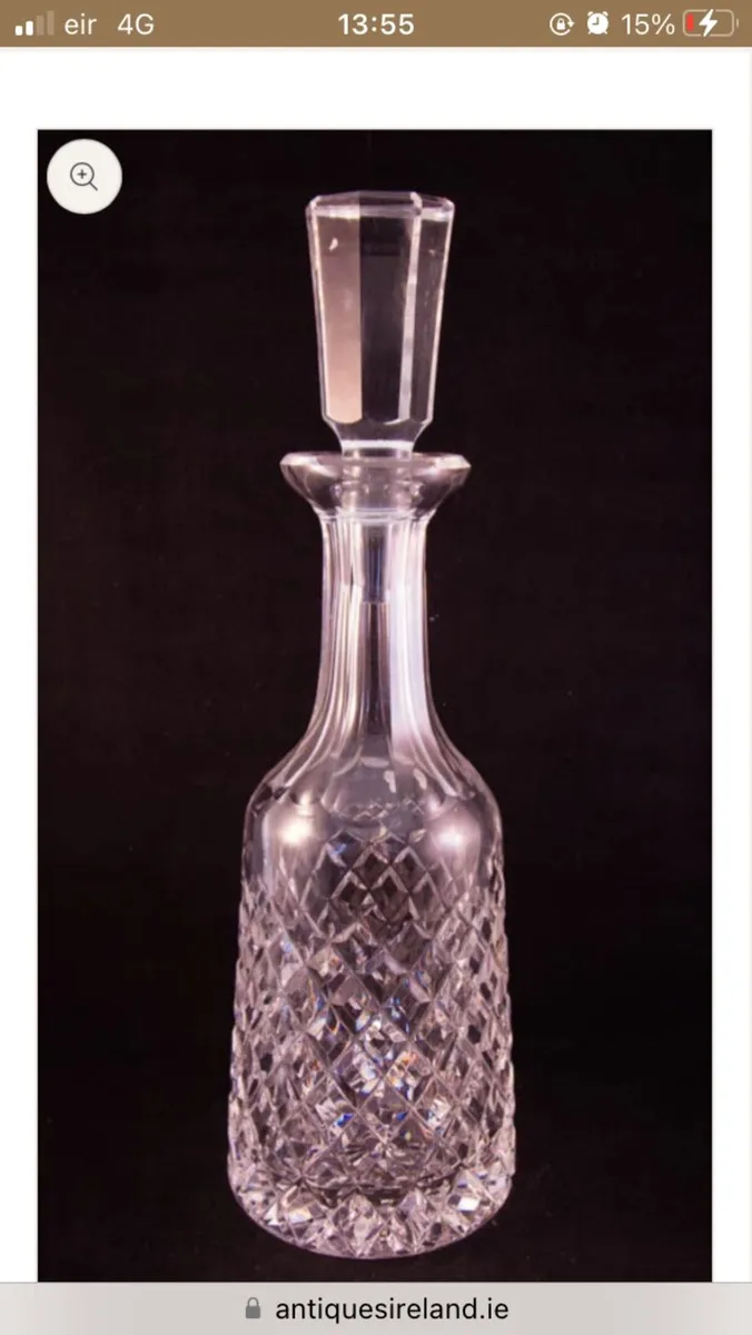 Vintage Waterford Crystal Decanter - Image 3