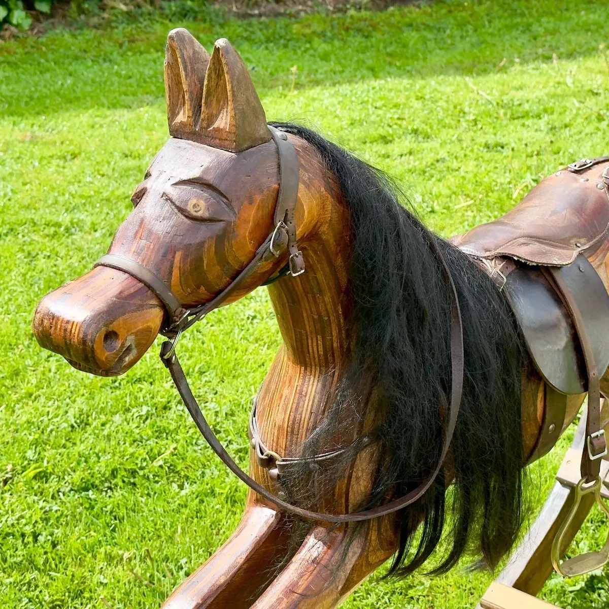 Antique rocking horse - Image 1