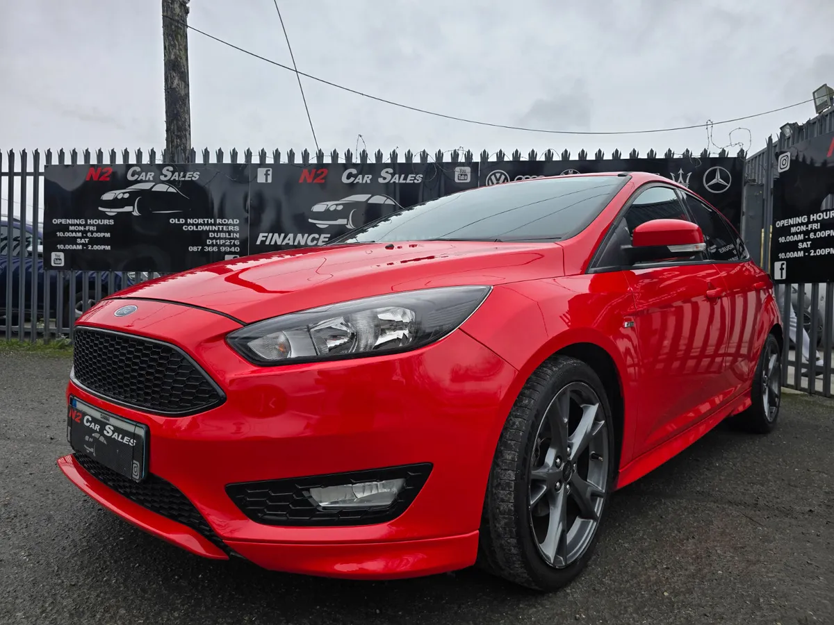 172 Ford Focus 1.5Diesel ST-LINE,LOW MILES,NEW NCT - Image 2