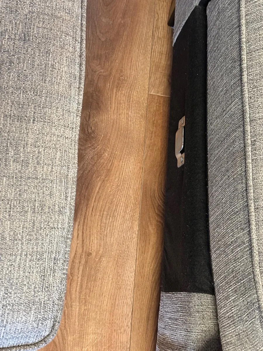 Corner sofa with footstool - Image 3