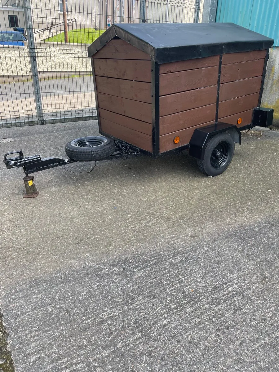 Box trailer steel roof and steel floor - Image 1