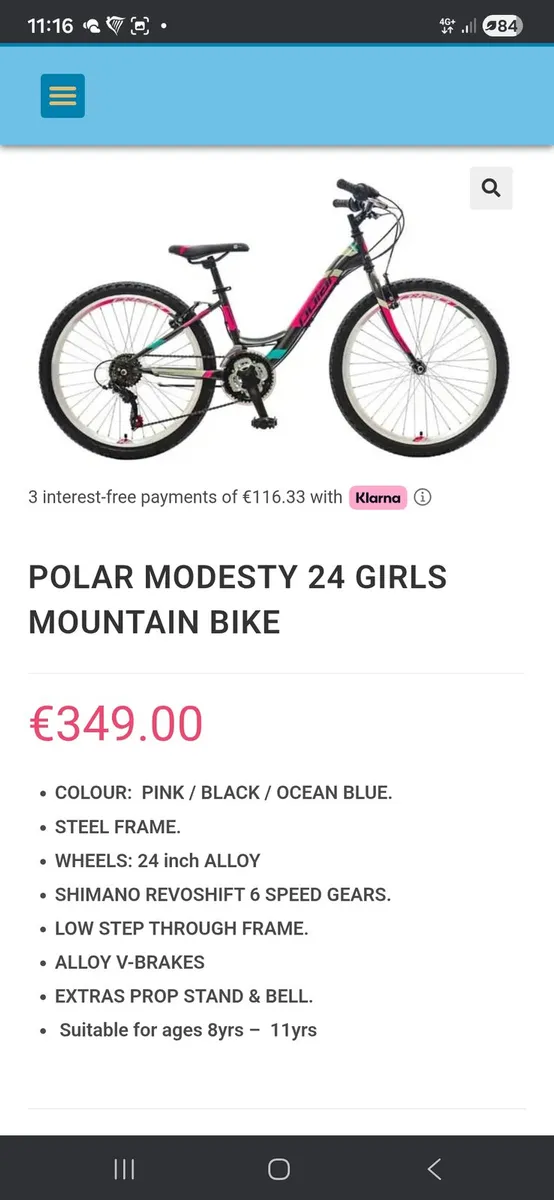 Child's 24 inch bike - Image 3