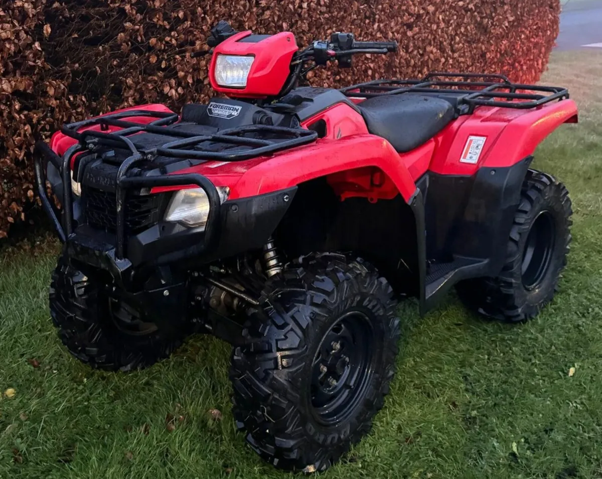 2019 Honda TRX 500 Low Hours Electric Shift Mint - Image 2