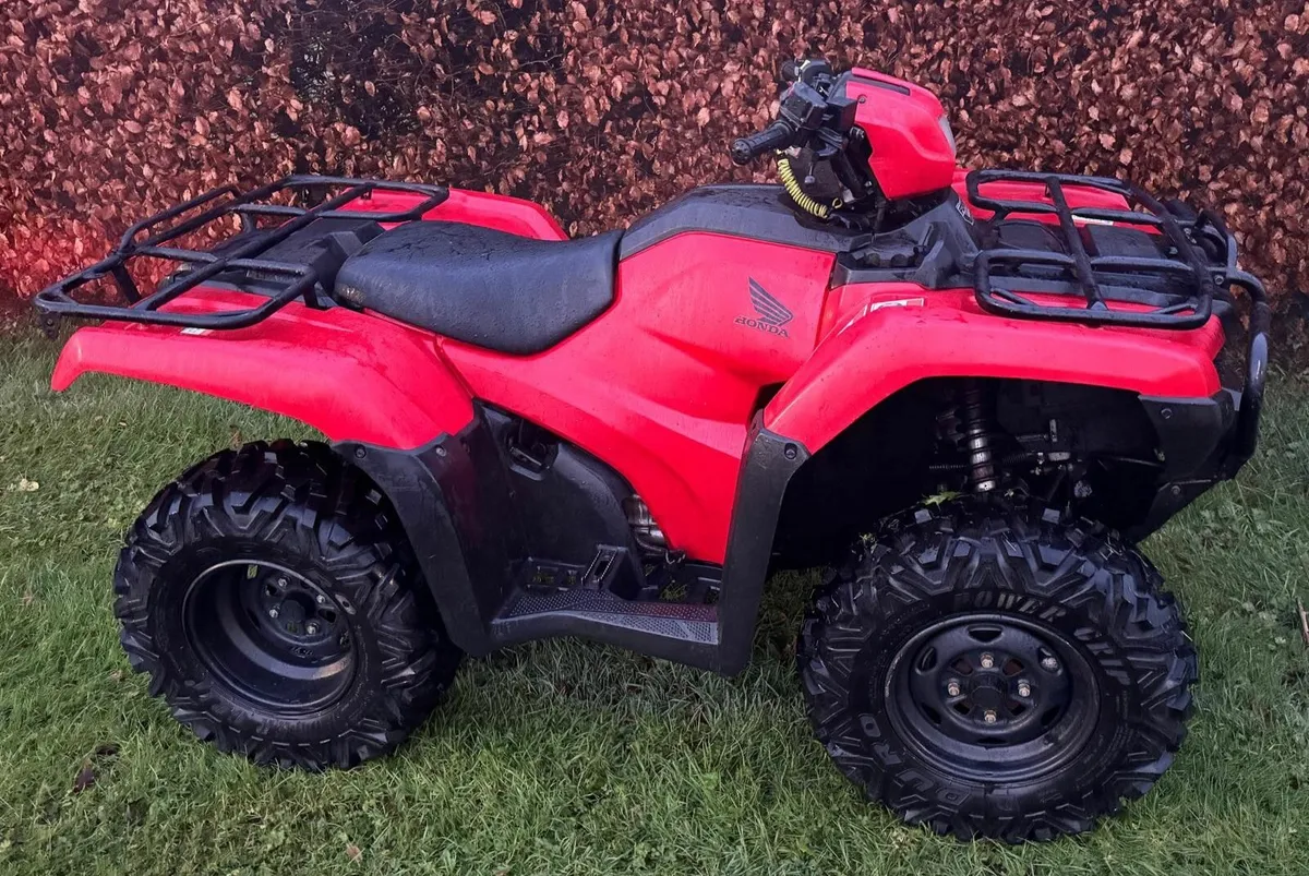 2019 Honda TRX 500 Low Hours Electric Shift Mint - Image 3