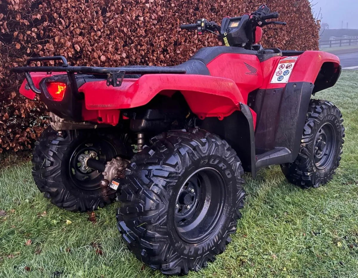 2019 Honda TRX 500 Low Hours Electric Shift Mint - Image 4