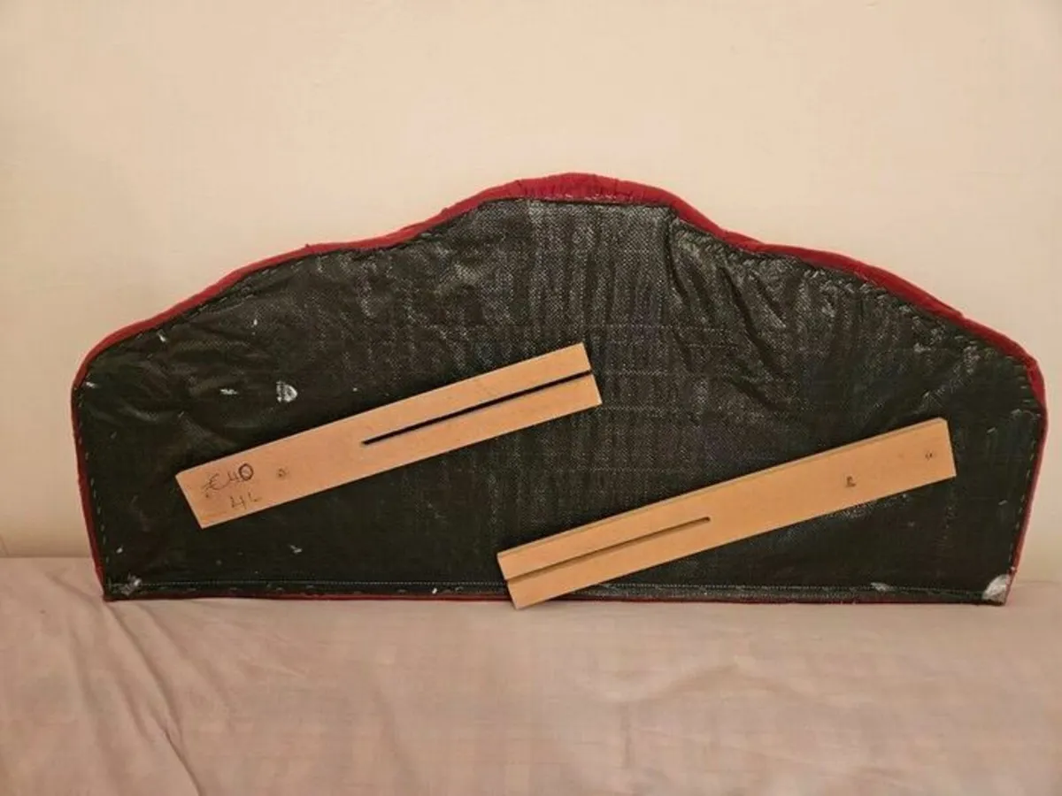 4 foot Red Headboard - Image 1
