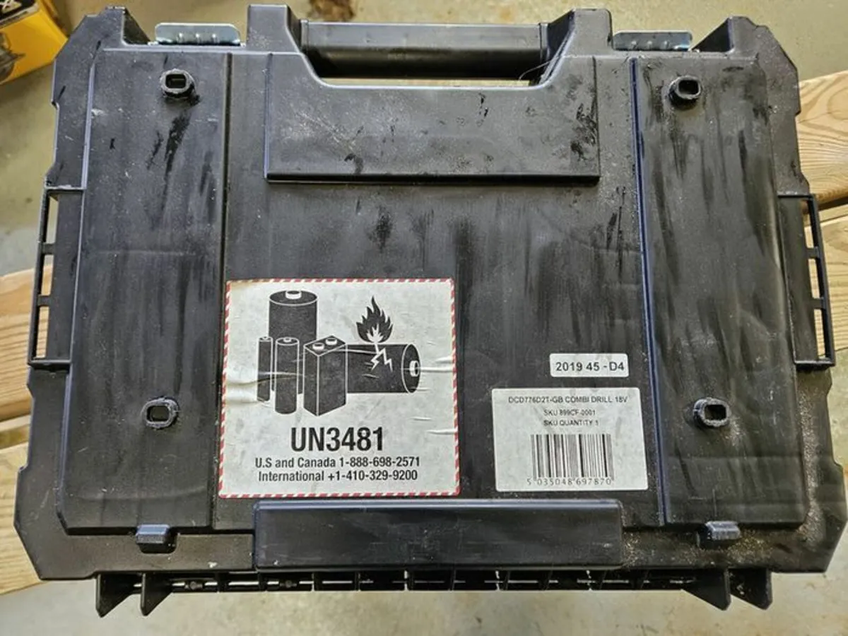 DeWalt Power Tool Case For Combi Drill Kits etc - Image 2