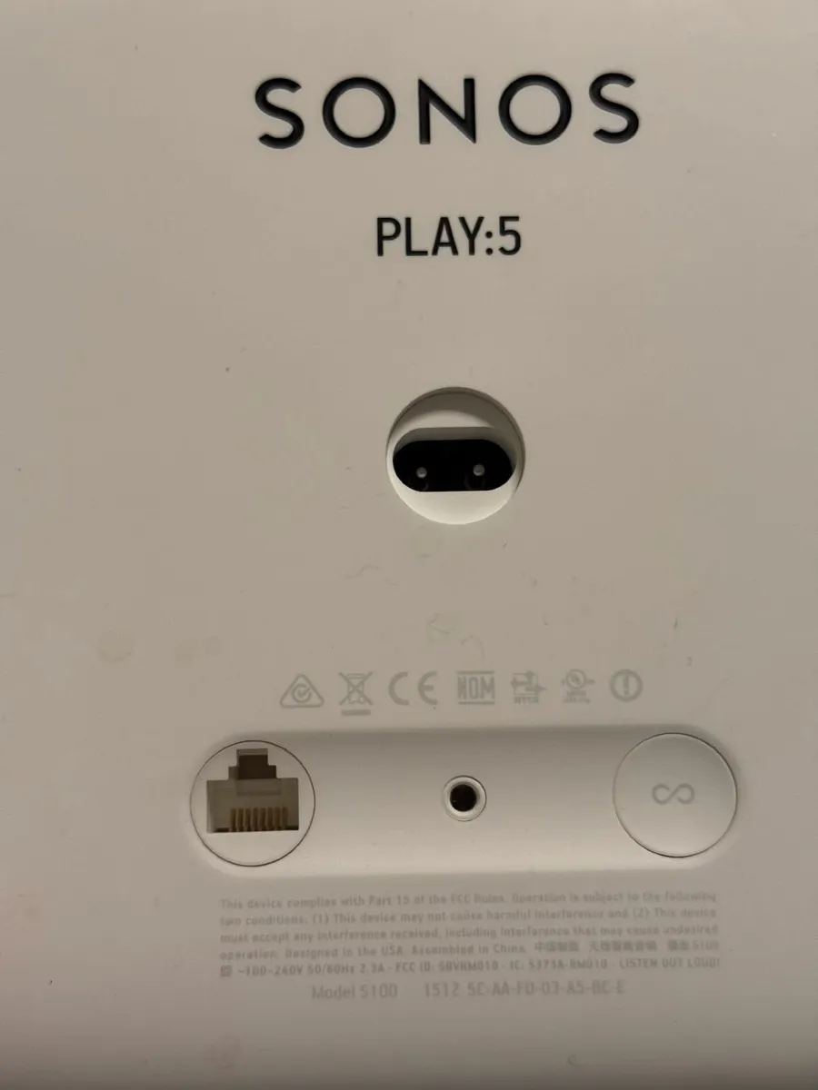 Sonos Play:5 Gen2 Wifi Bluetooth Speaker - Image 2