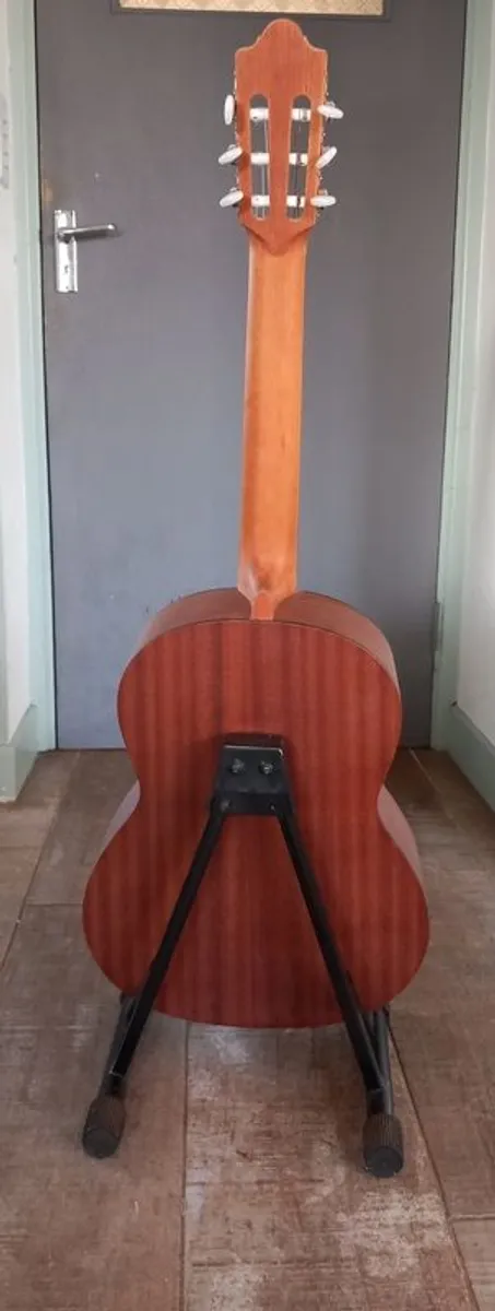 Acoustic 3/4 size Guitar and hard cover case - Image 2