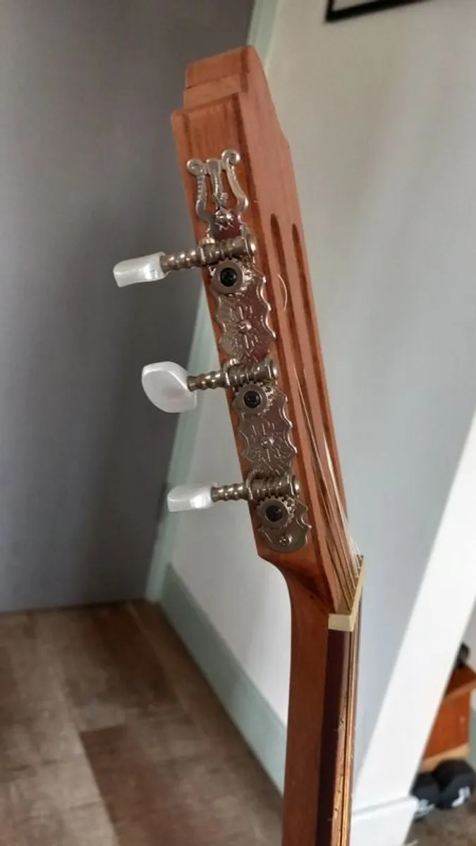 Acoustic 3/4 size Guitar and hard cover case - Image 4