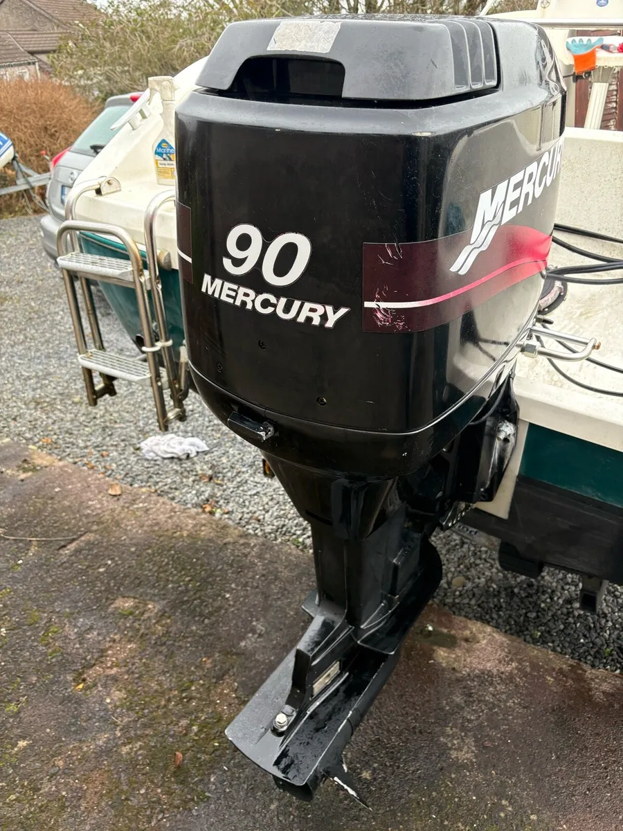 Mercury 90HP 2 stroke outboard - Image 3