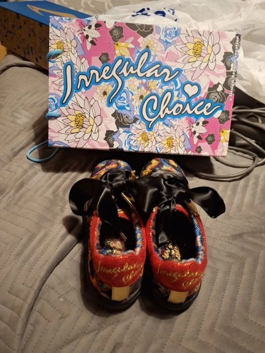 Irregular Choice Wasabi Wanderer Trainers - Image 1