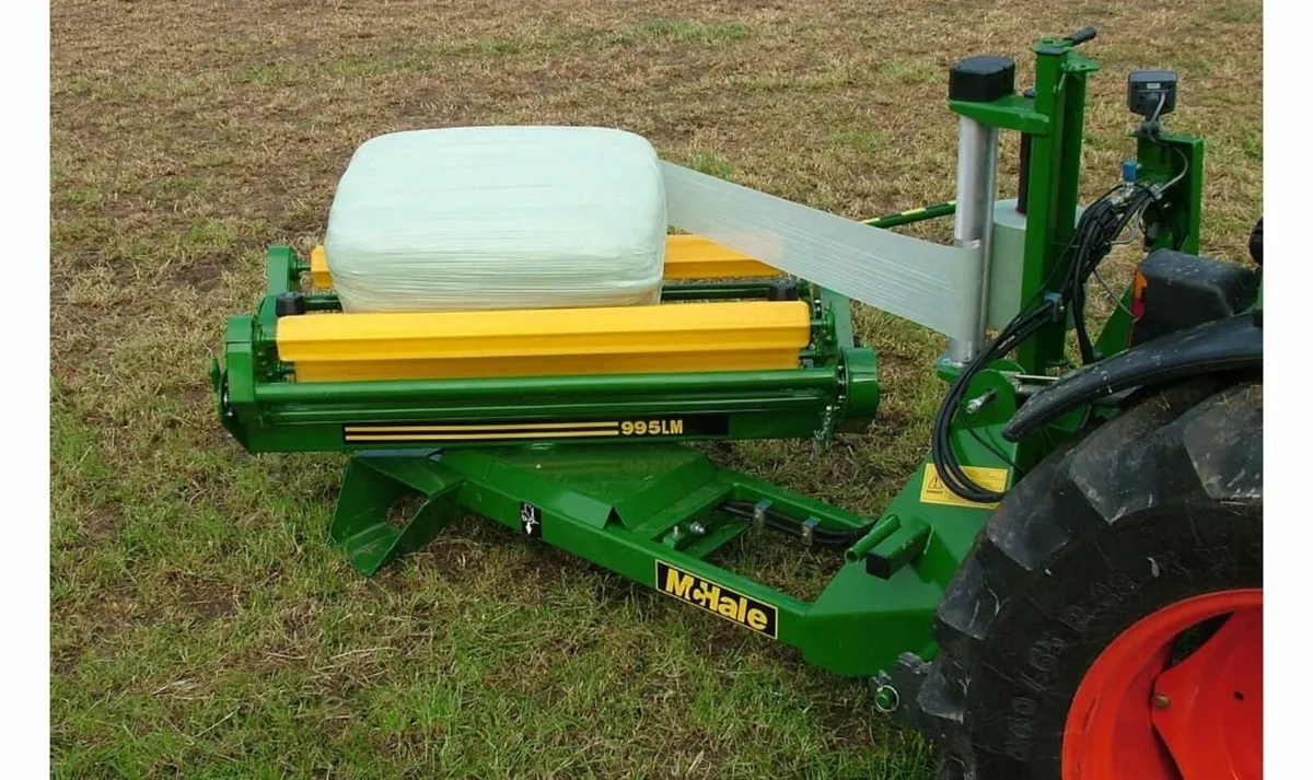 Small square bale wrapper