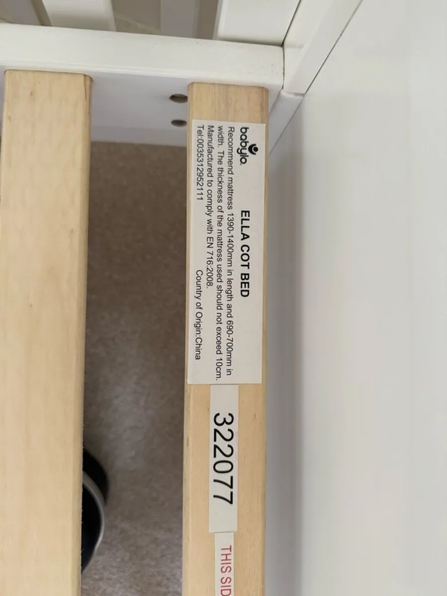 Babylo Ella adjustable cot - Image 4
