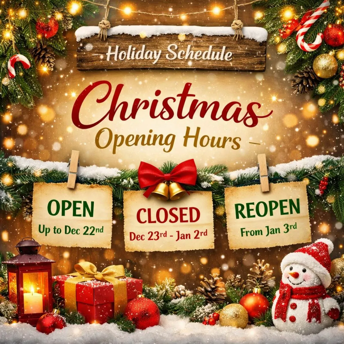 🎄✨ CoolaLiving Christmas Opening & Delivery Times - Image 1