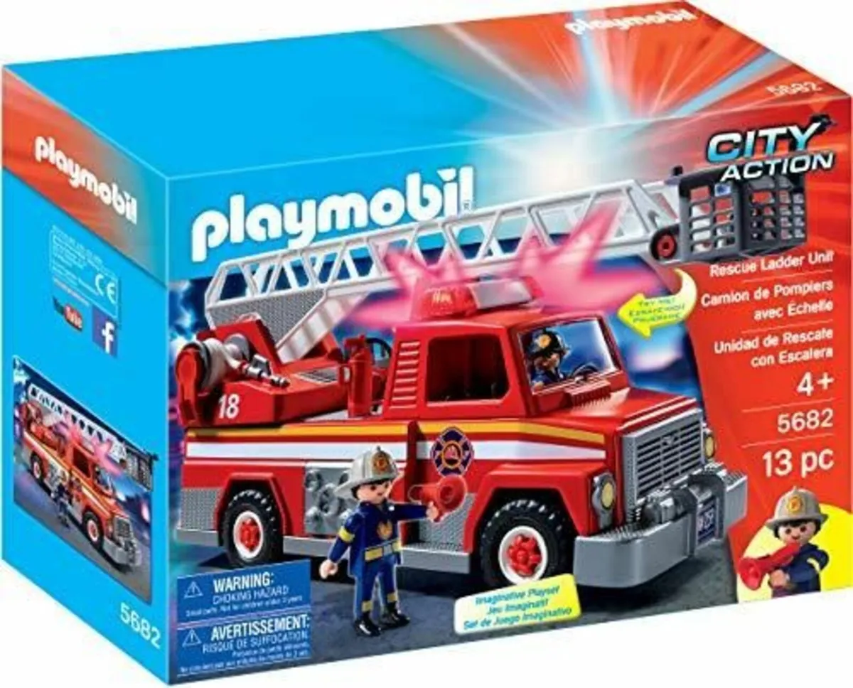 New: Playmobil Rescue Ladder Unit 5682