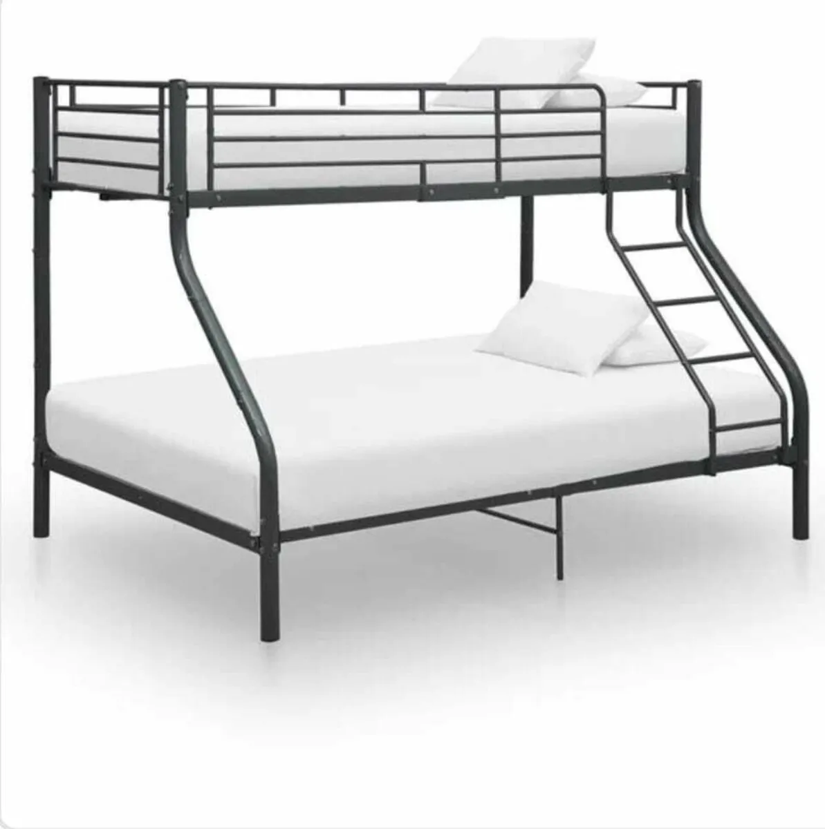 Metal Bunk Bed /Double & Single /with Mattresses - Image 1