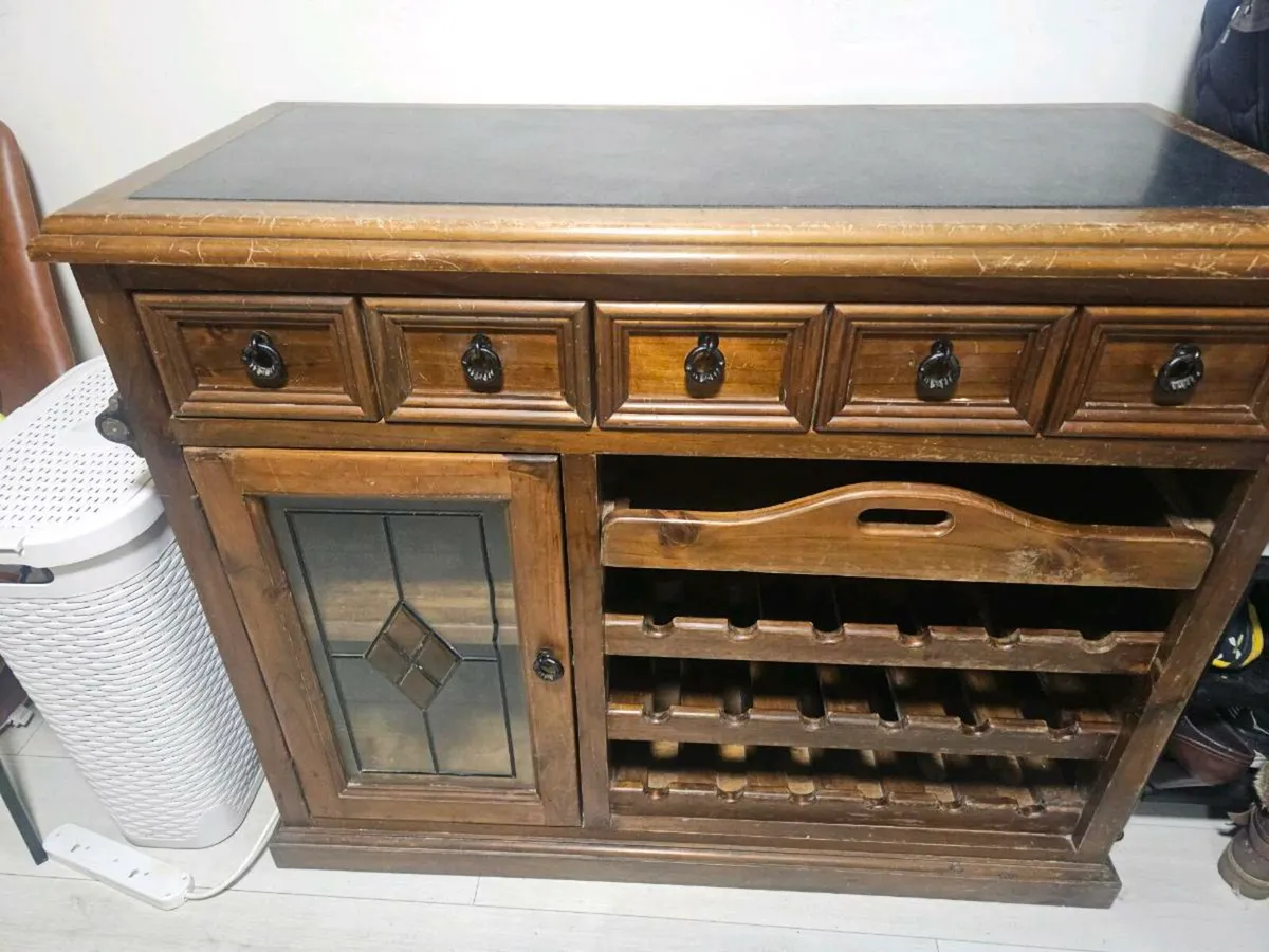 Solid Wooden Sideboard / Wine Cabinet
3 - Image 3
