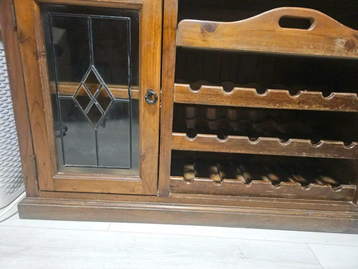 Solid Wooden Sideboard / Wine Cabinet
3 - Image 4