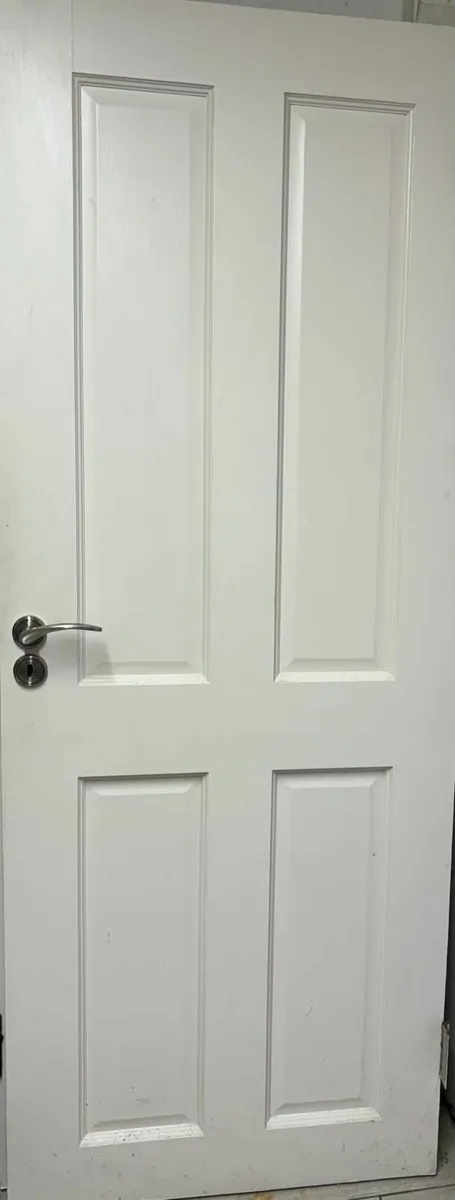 Deanta 4 panel solid Doors x 2